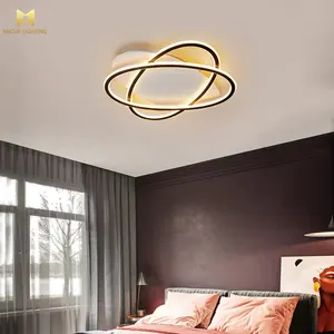 Factory direct sale nordic ring ceiling lamp for home bedroom hall decoration deckenlampe