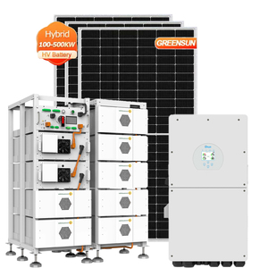 Pannelli Solari Bifacciali All-in-One Deye <span class=keywords><strong>Solis</strong></span> con Batteria da 100kwh 200kwh e <span class=keywords><strong>Inverter</strong></span> Ibrido Deye da 80kw 100kw 125kw 500kw Set Completo - Product Image 1