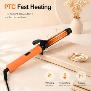 PRITECH Fer à Boucler Professionnel avec Revêtement Céramique, Baril de 25, 28, 32, 40 mm, Outil de Coiffure Électrique pour Ondulations - Product Image 4