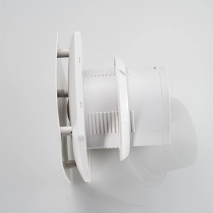 Ventilateur d'évacuation industriel lourd de 100 mm (4 pouces) blanc monté sur vitrine, en plastique silencieux, ventilateur de ventilation électrique OEM pour salle de bain - Product Image 3