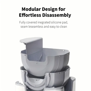 Offre Spéciale intelligent litière pour chat boîte automatique <span class=keywords><strong>bac</strong></span> <span class=keywords><strong>à</strong></span> <span class=keywords><strong>sable</strong></span> autonettoyant pour chats Scoop gratuit intelligent litière pour chat - Product Image 5