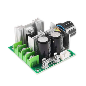 ตัวควบคุมความเร็วมอเตอร์12V-40V DC 10A ตัวควบคุมความเร็วตัวแปร PWM พร้อมสวิตช์ลูกบิดสำหรับ Arduino 12V 24V - Product Image 1