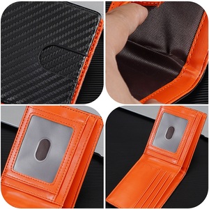 Nouveau portefeuille court en fibre de carbone pour <span class=keywords><strong>homme</strong></span>, simple et fin, <span class=keywords><strong>porte</strong></span>-cartes de crédit, <span class=keywords><strong>porte</strong></span>-<span class=keywords><strong>monnaie</strong></span> avec plusieurs emplacements pour cartes, étui pour carte d'identité professionnelle - Product Image 6