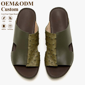 SHIKOL <span class=keywords><strong>Sandali</strong></span> da <span class=keywords><strong>Uomo</strong></span> in Pelle Araba Premium con Etichetta Privata, Ciabatte <span class=keywords><strong>Artigianali</strong></span> Italiane Personalizzate - Product Image 1