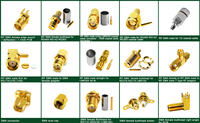 Fabricant Rohs connecteurs SMA-KE SMA femelle cloison étanche soudure/soudage bord PCB droit montage sur panneau prise de courant