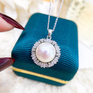 Colgante de Plata S925 para DIY con Perlas, Soporte para Cuentas Redondas de 11-13mm, 30680, Colgante para Corrector, Dijes de Diamantes, Categoría de Producto - Product Image 3