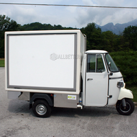 ALLBETTER-Station de bar mobile, chariot à hot-dog pour cocktails, design de restauration, tricycle électrique Piaggio Ape, camion de restauration à vendre