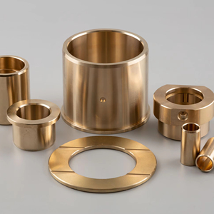محامل انزلاقية من الفولاذ عالي الجودة بطانات برونزية متينة مع تشحيم ذاتي من النوع ذي شفة - Product Image 1