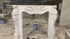 Chimenea <span class=keywords><strong>de</strong></span> mármol para interiores, chimenea <span class=keywords><strong>de</strong></span> trabajo manual a la venta, <span class=keywords><strong>precio</strong></span> barato - Product Image 2