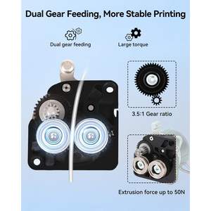 Extrusor Creality K1 SE/K1C 50N con Diseño de Doble Engranaje, Accesorio para Impresora 3D de Plástico, Preciso y Suave - Product Image 6