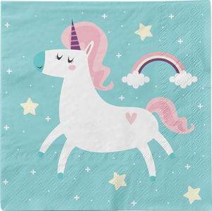 Juego de vajilla desechable Unicorn Party Platos de papel de postre de 9 pulgadas para fiestas y ocasiones especiales - Product Image 3