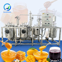 OCEAN Multi-effect fruit-sap zuivel vacuümconcentrator gedwongen circulatie verdamper voor zout