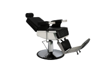 Fauteuil de Barbier Hydraulique Marron Inclinable – Équipement de Salon et Spa – Vente Flash