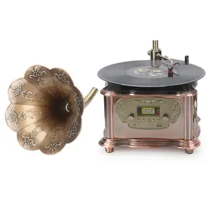 Professional Home Audio Music System Fm Radio Retro Gramophone Vinyl Lp Cd Turntable Record Phonograph Recorder PlayerAlibaba.c