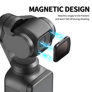 Liga de alumínio leve ZOMEI e vidro temperado Lente magnética Filtros Soft Streak Soft Black para OSMO POCKET 3 - Product Image 4