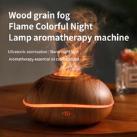 Diffuseur d'arômes à effet flamme, humidificateur ultrasonique à huiles essentielles, diffuseur d'air parfumé pour la maison et le bureau