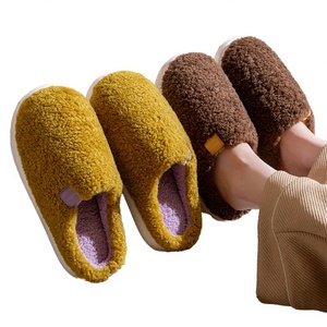 สินค้าดรอปชิปปี 2026 รองเท้ากันลื่นสำหรับผู้หญิงใส่ในบ้านฤดูหนาว ปิดนิ้วเท้า บุขน EVA พื้นหนา อุ่น ระบายอากาศได้ดี นุ่มสบาย - Product Image 2