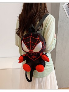 Nouveauté transfrontalière 2025 Sac à dos double épaule pour enfants, <span class=keywords><strong>cartable</strong></span> de dessin animé, sac en polaire à motif de poupée anime, sac à dos Monstres - Product Image 2