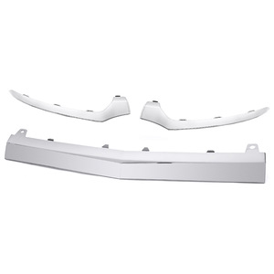 Mercedes-Benz W166 GL GLS Front Bumper Trim Strip A1668852138 Electroplated Black Silver New Replacement Part - Product Image 4