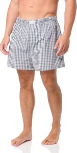 Custom Made Men's Front Open Pouch Plaid Stripes Underwear Loose Cotton Shorts Briefs Men Short for Men - Product Image 2