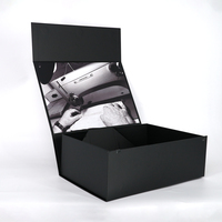 Caja de Regalo Rígida Plegable Personalizada con Logotipo en Dorado para Empaque de Cosméticos, Cuidado de la Piel y Joyería