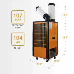 Büyümek çadır için 7700btu Spot HAVA SOĞUTUCU aircon hvac ünitesi ac klima