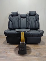 VIP Aero Leder-Sitzbank Schlafsofa 300 PU-Leder Luxus für Camper und modifizierte V-Klasse Fahrzeuge