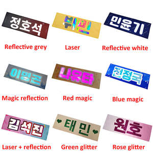 Toallas de poliéster tejidas al por mayor con eslóganes, tamaño personalizado, palabras impresas, patrón de doble cara, bandera de mano, alta calidad, color personalizado - Product Image 1