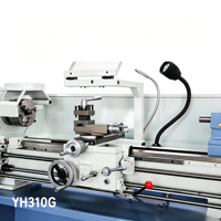 Tour à métaux YH310G, fabrication directe en usine, pour machines industrielles, tour manuel pour le traitement de l'acier, de l'aluminium et du cuivre, mini-tour