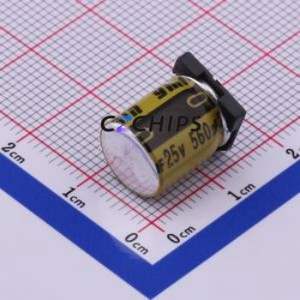Condensador Electrolítico de Aluminio SMD VKME1301E561MV, D10xL13mm 560uF 20% 25V 1.76A-100kHz - Product Image 1