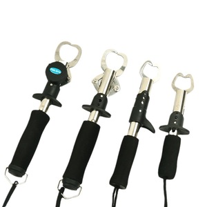 Pince de contrôle pour poissons en acier inoxydable avec règle et balance, pince de pêche multifonctionnelle pour la manipulation et la mesure des poissons - Product Image 1