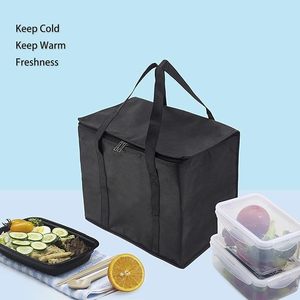 Forro térmico de espuma con aislamiento térmico con logotipo personalizado elegante para <span class=keywords><strong>Uber</strong></span> Eats, bolsa de entrega de alimentos, bolsas enfriadoras con cremallera Ziplock para almacenamiento - Product Image 4
