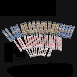 120 Stk. Lötmittel Dichtungsdrahtverbinder eingebacht 2:1 Wärmeschrumpfverschluss isoliertes Gesäßspleiß-Terminal wasserdichtes Gesäßverbinder-Kit - Product Image 5