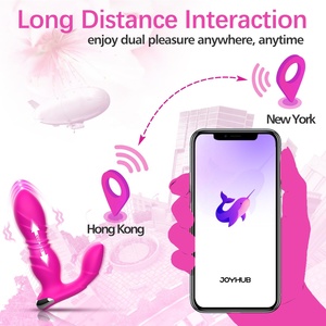 Netphi App Control remoto USB Vibrador 9 Clítoris y 9 Consolador de empuje Juguetes sexuales para mujeres y parejas Placer - Product Image 6