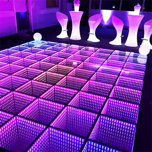 Pista de Baile LED Portátil Magnética para Bodas, Fiestas al Aire Libre, Paneles de Pista de Baile LED, <span class=keywords><strong>DJ</strong></span>, Espejo 3D, Loseta de Piso con Luz - Product Image 1