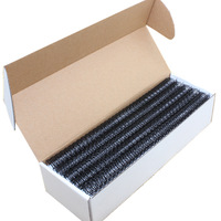Fil de reliure métallique en spirale pour livres, double boucle 2:1, 23 boucles, vente en gros