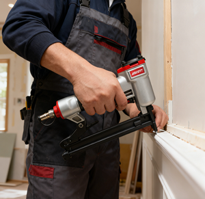 Cloueuse pneumatique industrielle de haute qualité 22GA, cloueuse à couronne, 1/4\"~5/8\", machine à cadre en <span class=keywords><strong>bois</strong></span>, <span class=keywords><strong>agrafeuse</strong></span> pour tapisserie d'ameublement, outil de menuiserie 7116 - Product Image 2