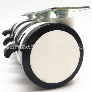 Roulettes de meubles Junyuewei 60 mm rigides avec frein, silencieuses et durables pour présentoirs - Product Image 4