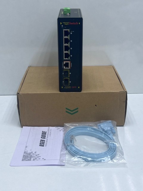 PLC Managed Industrial Ethernet Switch LL-NMIS-204G-SFP Warranty Product