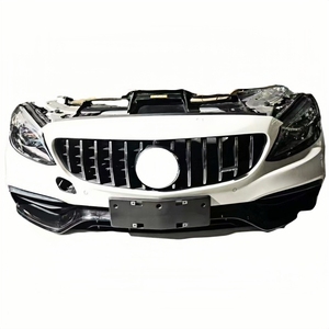Nouveau kit carrosserie <span class=keywords><strong>Mercedes</strong></span> W205 AMG C63 Coupé, pare-chocs avant style AMG amélioré, feux antibrouillard, carbone noir, ajustement universel, fixation par vis. - Product Image 2