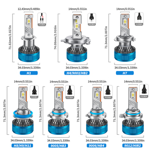 최고 판매 최신 K10 12V 70W 14000LM 6000K 칩 안개등 오토바이 LED 조명 H4 9007 듀얼 빔 LED 자동차 전조등 - Product Image 6