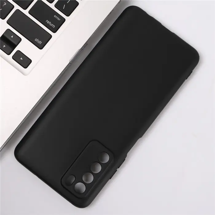 Case for Huawei P30 Pro , Good Quality Full Matte Black TPU Cell Phone Plain Back Cover for Huawei Honor V40 5G Honor 7S/Y5 lite