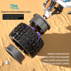 Điện điều khiển từ xa Xe <span class=keywords><strong>1</strong></span>:<span class=keywords><strong>18</strong></span> 2.4GHz off road xe tải mô hình leo núi Đồ chơi sinh nhật Giáng sinh quà tặng cho trẻ em - Product Image 6