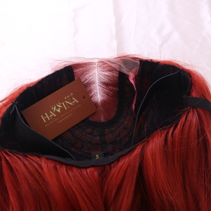 วิกผมแท้สีเบอร์กันดีแบบตรงมีลูกไม้ด้านหน้าวิกผมยาวสำหรับผู้หญิง - Product Image 5