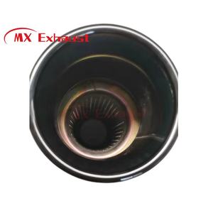 Silenciador de Escape de Acero Inoxidable How Flow Performance HK*S Style, Entrada de 2''-4'', Punta de Tubo para Modificación de Automóviles/Camiones - Product Image 3