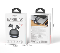 Écouteurs sans fil Yesido BT6.0 ANC+ENC - Réduction de bruit de -30 dB, 4 micros, écouteurs Bluetooth, ajustement ergonomique, casque sans fil TWS43