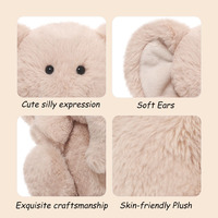 Poupées en peluche personnalisées de haute qualité, jouets en peluche sur mesure, poupées en peluche en coton PP, oreilles mobiles, super douces, personnalisez les vôtres