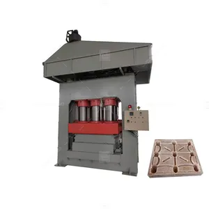 Molde de madera para palés, máquina de prensado en caliente hidráulica