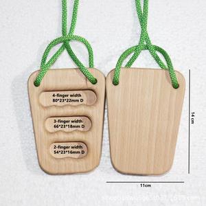 Wooden <b>Finger</b> Strength Training <b>Board</b> 11x14.5cm Portable Grip <b>Board</b> For Home Fitness Forearm Exercise - Product Image 3