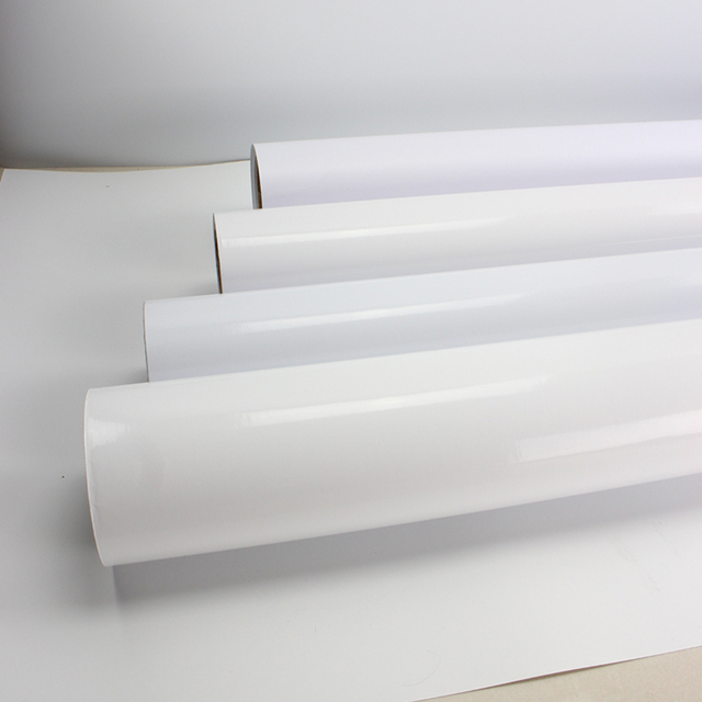 China Top Vinyl Factory Wholesale Adhesive Vinyl Roll Pigment Ink Inkjet Printable Pvc Self Adhesive Vinyl for Printing